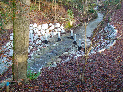 Schwemmholzrechen im Dorfbach, 8706 Meilen