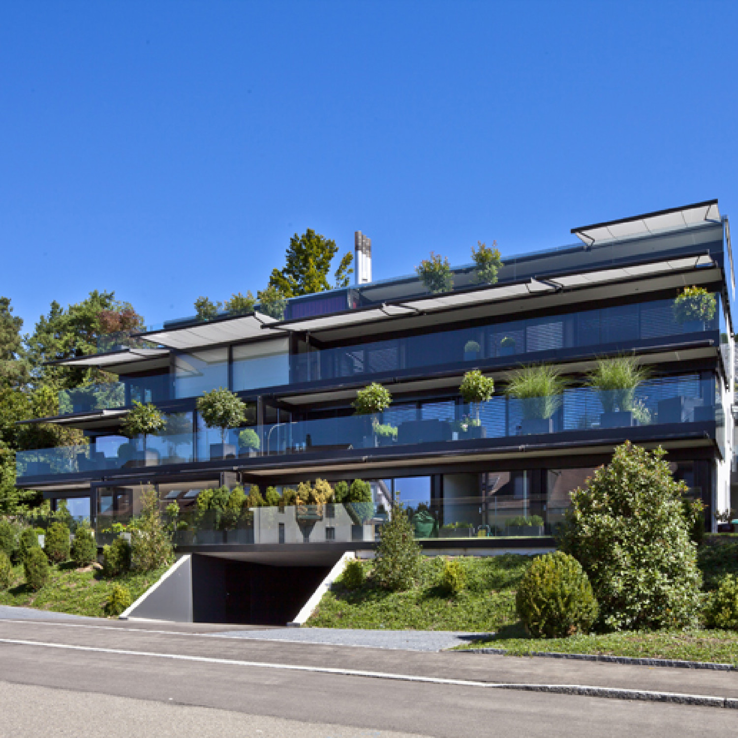 Neubau 2 Terrassenhäusern 